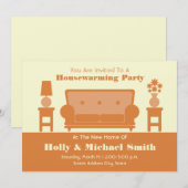 Invitation à la fête du réchauffement de la maison (Devant / Derrière)