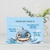 Invitation à la fête du requin souriant | Plaisir (Debout devant)