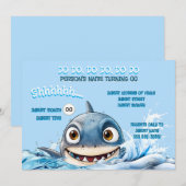 Invitation à la fête du requin souriant | Plaisir (Devant / Derrière)