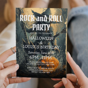 Invitation À La Fête Du Rock Et Du Rouleau D'Hallo