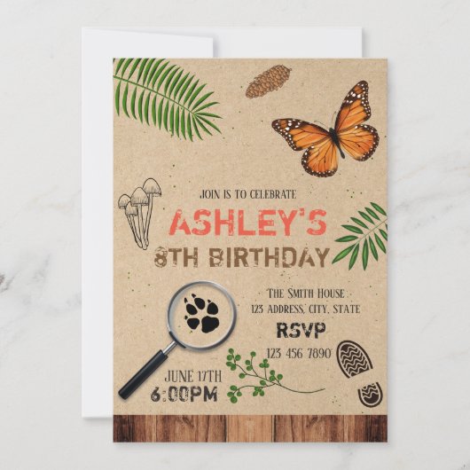 Invitation à la fête du sentier nature (Devant)