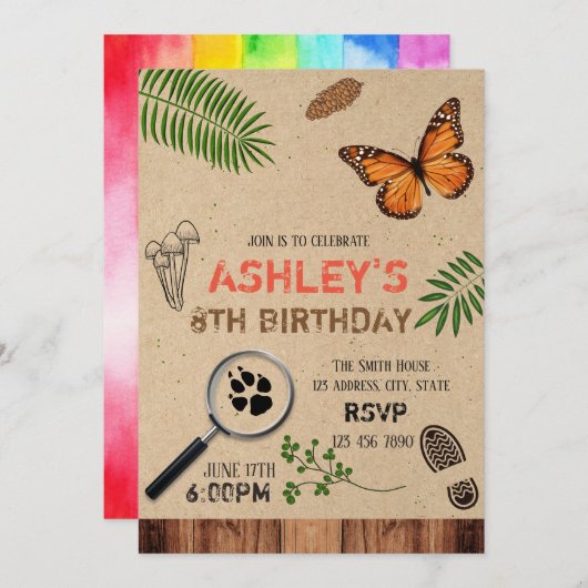 Invitation à la fête du sentier nature (Devant / Derrière)