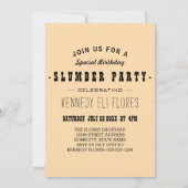 invitation à la fête du sommeil (Dos)