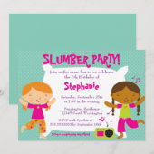 Invitation à la fête du sommeil pour l'anniversair (Devant / Derrière)