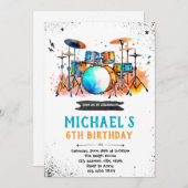 Invitation à la fête du tambour (Devant / Derrière)