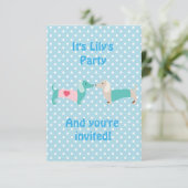 Invitation à la fête du teckel bleu (Debout devant)