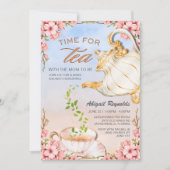 Invitation à la fête du thé (Devant)