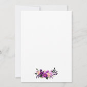 Invitation à la fête du thé à la Fête des mariées  (Dos)