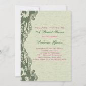 Invitation à la fête du thé à la Fête des mariées  (Dos)