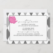 Invitation à la Fête du Thé de la Fête de l'mariée (Dos)