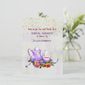 Invitation à la fête du thé de la nuptiale (Debout devant)