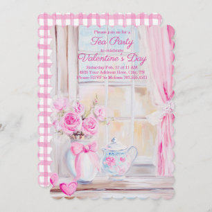Invitation à la fête du thé de la Saint-Valentin