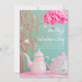 Invitation à la fête du thé de la Saint-Valentin (Devant)