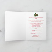 Invitation à la fête du thé de vacances (Intérieur)