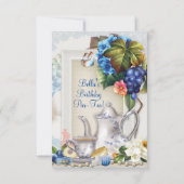 Invitation à la fête du thé du jardin (Dos)