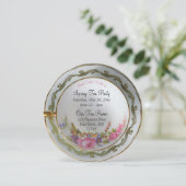 Invitation à la fête du thé en tasse (Debout devant)