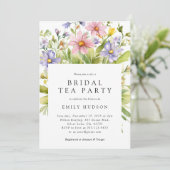 Invitation à la fête du thé floral (Debout devant)