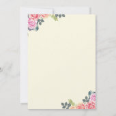 Invitation à la fête du thé floral (Dos)