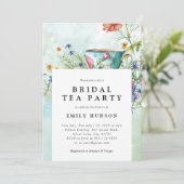 Invitation à la fête du thé floral (Debout devant)