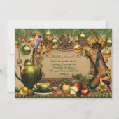 Invitation à la Fête du Thé Noël (Devant)