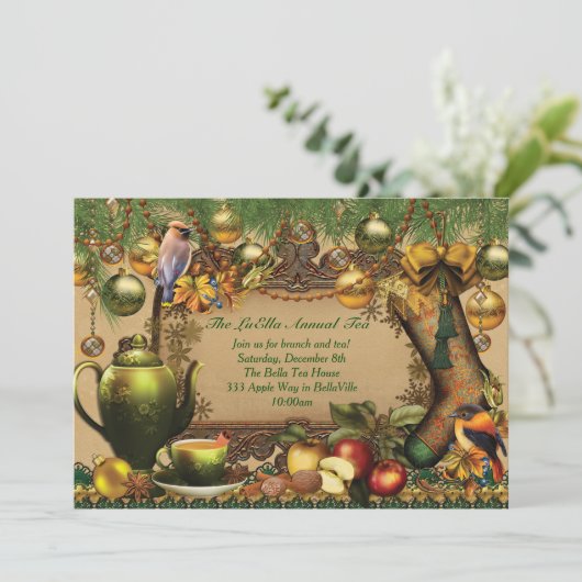 Invitation à la Fête du Thé Noël (Debout devant)