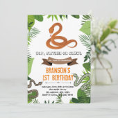 Invitation à la fête du thème Serpent (Debout devant)