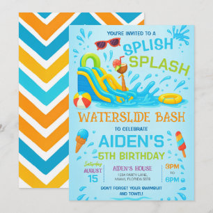 Invitation à la fête du toboggan aquatique, Annive