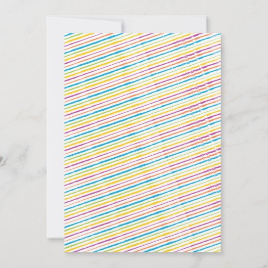 Invitation à la fête du Trampoline anniversaire (Dos)