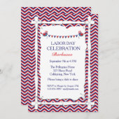 Invitation à la fête du travail (Devant / Derrière)