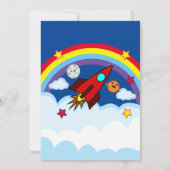 Invitation à la fête du vaisseau spatial (Dos)