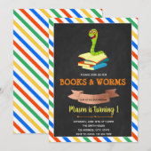 Invitation à la fête du ver de livre (Devant / Derrière)