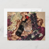 Invitation à la fête du vin Célébration (Devant / Derrière)