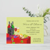 Invitation à la fête du vin et du fromage (Debout devant)