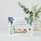 Invitation à la fête du vin et du fromage (Debout devant)