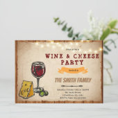 Invitation à la fête du vin et du fromage (Debout devant)