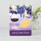 Invitation à la fête du vin et du fromage (Debout devant)