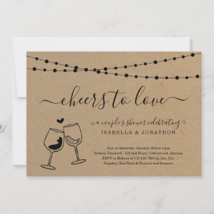 Invitation à la fête du vin pour l'amour