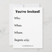 Invitation à la fête du vin "Spectickles" (Dos)