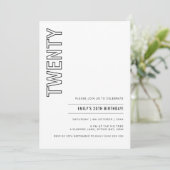 Invitation à la fête du vingt-dixième anniversaire (Debout devant)