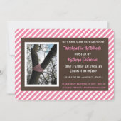 Invitation à la fête du week-end de la femme drôle (Dos)