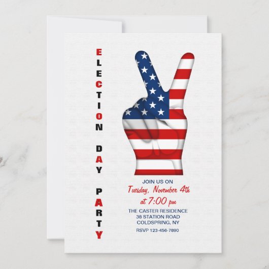 Invitation à la fête électorale (Devant)
