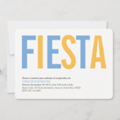 Invitation à la fête en Argentine (Devant)