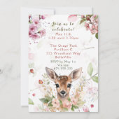 Invitation à la fête en forêt (Dos)