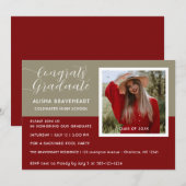 Invitation à la fête en piscine pour la photo de r (Devant / Derrière)