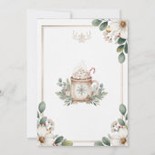 Invitation à la fête Festive Friendsmas imprimable (Dos)