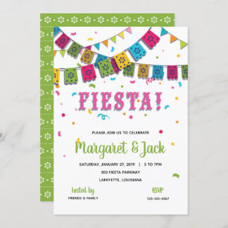 Invitation à la fête Fiesta
