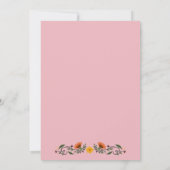 Invitation à la fête Fiesta (Dos)