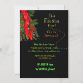 Invitation à la fête Fiesta,  Hot Chili Peppers (Dos)