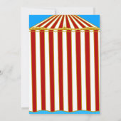 Invitation à la fête foraine cirque (Dos)