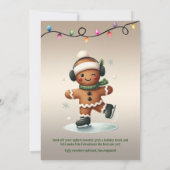 Invitation à la fête Friendsmas – Amusant et Festi (Dos)